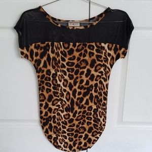 Leopard Mesh Shirt